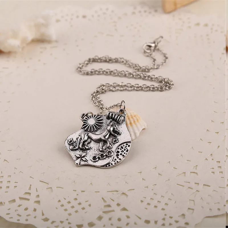 Vintage Teen Wolf Pendant Necklace Women Men Jewelry Collares Colar Kolye