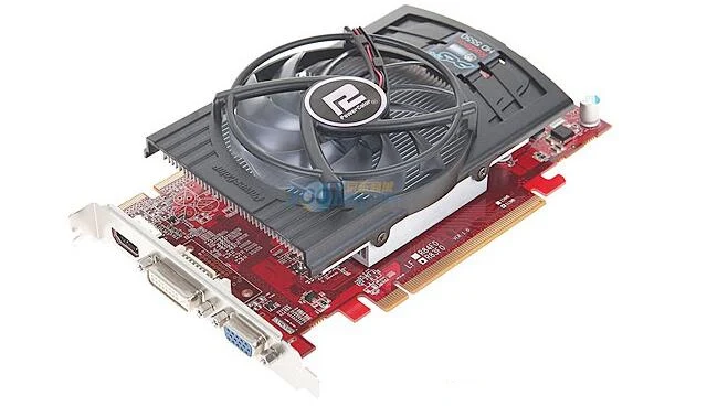 Used original for PowerColor HD5550 DDR5 128bit DDR5 HD game graphics DVI + HDMI + VGA