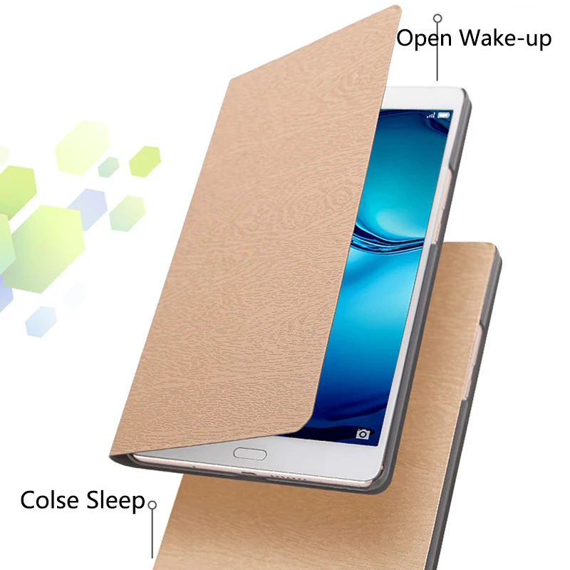 Чехол для планшета Huawei Mediapad M3 8 4 дюйма флип чехол с деревянным узором из