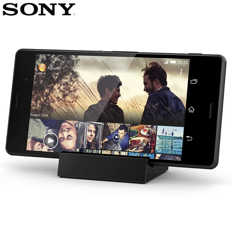 Оригинальная настольная зарядная док-станция sony DK48 для sony Xperia Z3 MINI Compact M55W L55U L55T Xperia Z3 Dual D6653