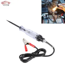 Voltímetro de circuito para caminhão, alta qualidade, auto 6v 12v 24v dc, teste de voltagem para carro, voltímetro de longa sonda caneta de luz lâmpada do automóvel maint