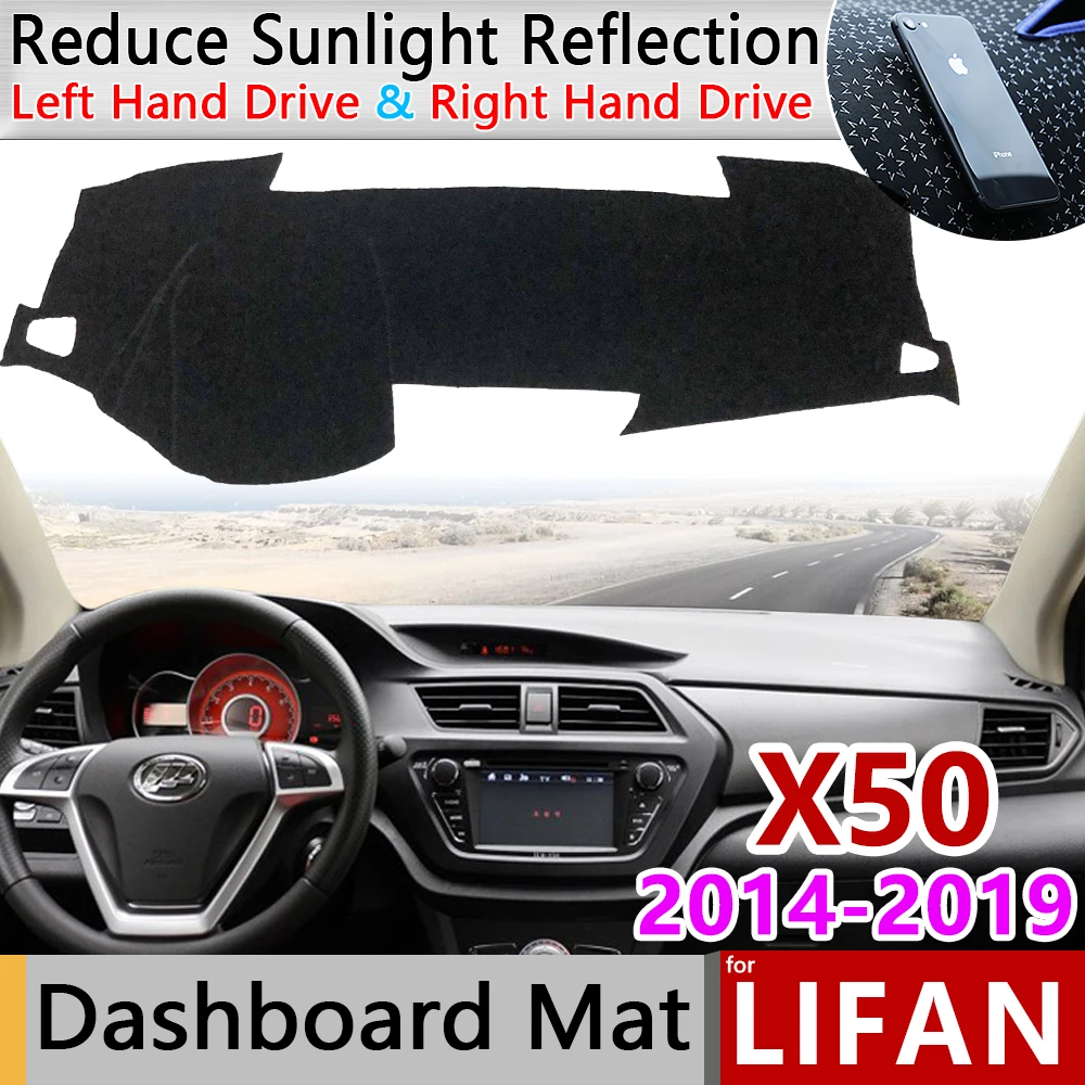 

for Lifan X50 2014 2015 2016 2017 2018 2019 Anti-Slip Mat Dashboard Cover Pad Sunshade Dashmat Protect Carpet Car Accessories