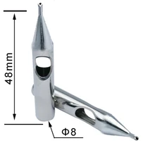 YILONG 6 шт. 8D Высокое качество из нержавеющей стали татуировки Советы Ассорти Лот C Советы Комплект для татуировки машины