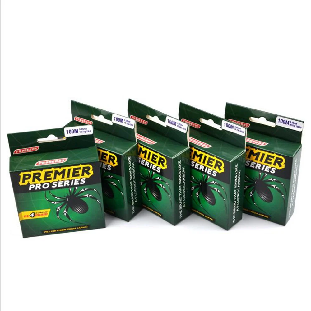 4 Strands 100 m Super Strong Line Weaving Wire Mesh 6-100LB 0.4-10.0 PE Material Multifilament Carp Fishing For Fish Rope Cord