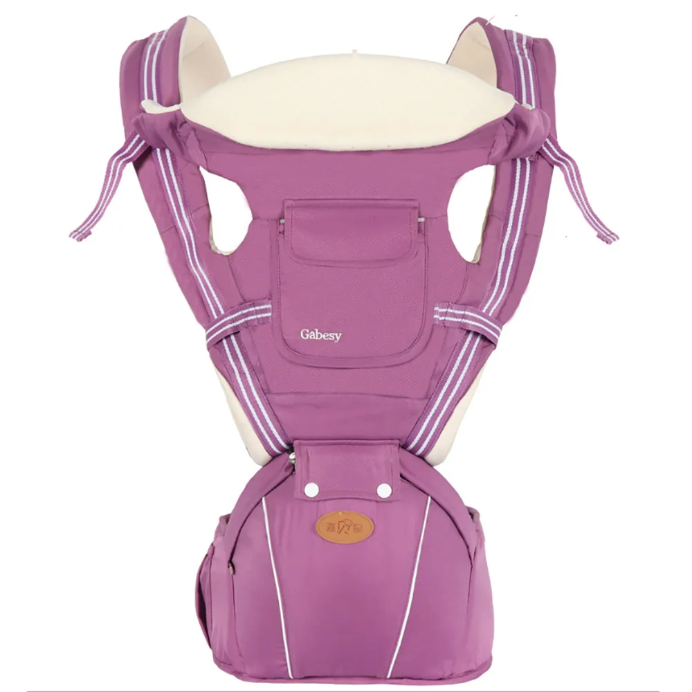 Габси кенгуру 9 в 1 эргономичный рюкзак-переноска для новорожденных Infantil слинг Хипсит кенгуру предотвращения o-типа ног - Цвет: Фиолетовый