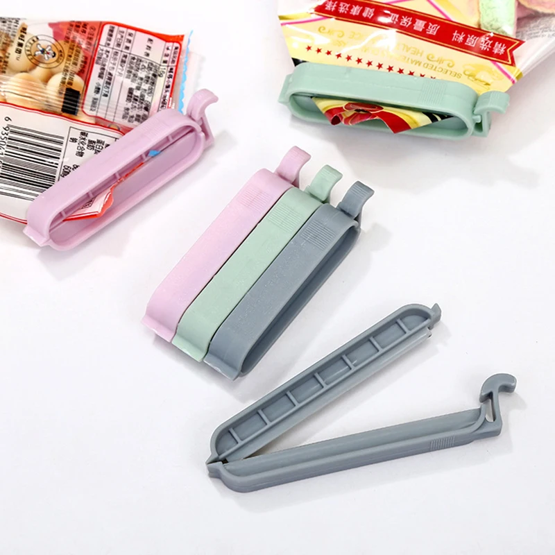 

12Pcs/ Lot Mini Heat Sealing Clips Food Clips Seal Clamp Packing Plastic Bag Clamp For Storage Packages Sealer Kitchen Things