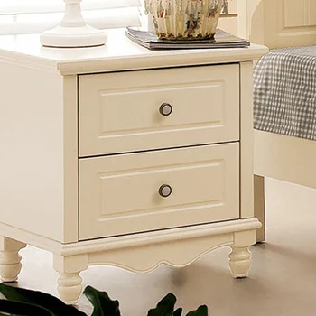 

Nightstands Bedroom Furniture night stand solid wood two drawers bedside table mesita de noche table de chevet chambre wholesale