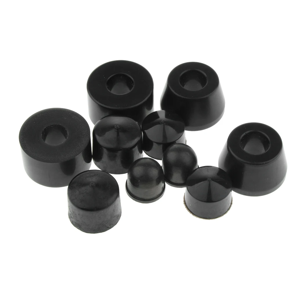 10pcs PU Truck Bushings & Pivot Cups Set for Skateboard Longboard Scooter Truck Accessories Lightweight Portable