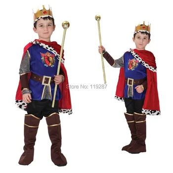 

Hot Sale kids Halloween Cosplay Costume for Children The King Costumes Children's Day Boys Prince Fantasia Infantil kids