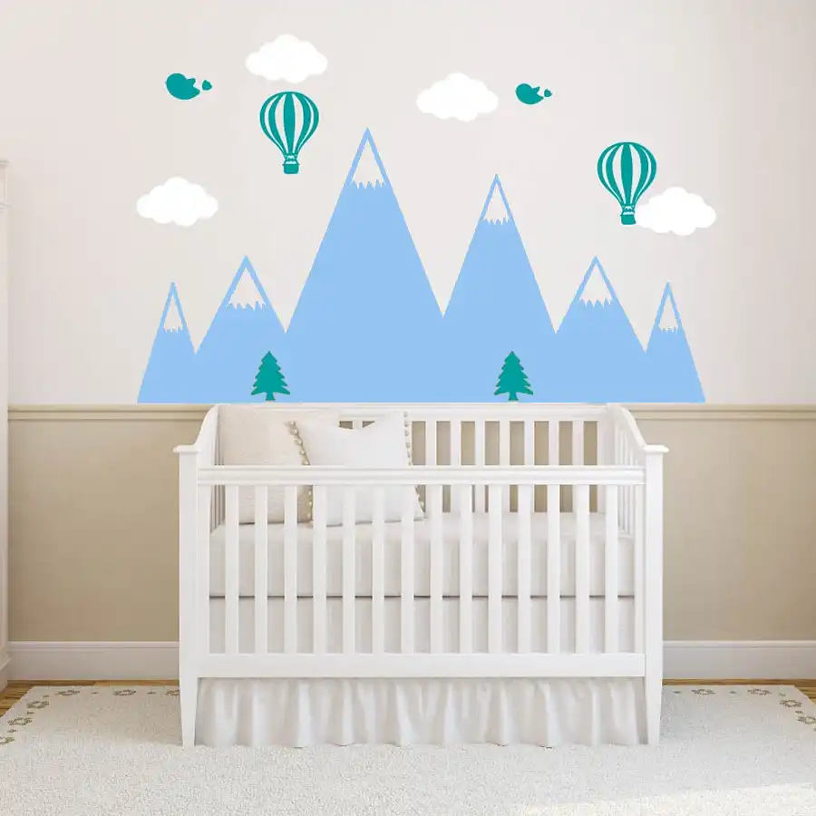 nursery mountain wall