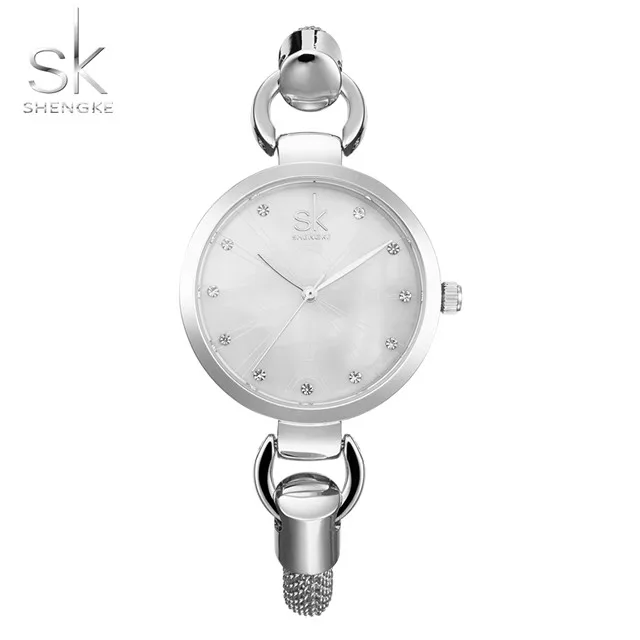 

2018 Shengke Luxury Brand Fashion Women's Watch Ladies Bracelet Wristwatches Casual Geneva Quartz Watch Female Clock SK K0026