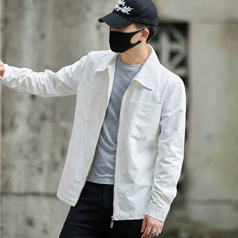 Top Quality Bomber Jacket Brand New Long Sleeve Turn Down