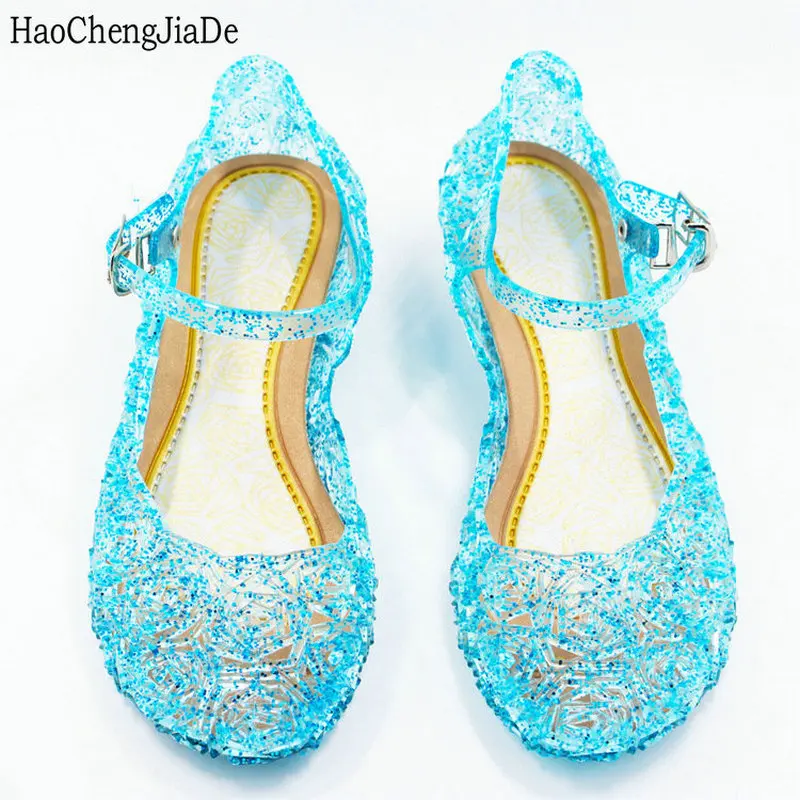 baby shoes girls dancing sandals anna&elsa Kids baby shoes elsa
