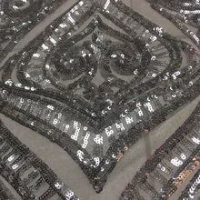 Африканская французская пайетки кружевная ткань серебристого цвета африканские блестки кружева ткань, блестки кружева ткань для свадебного платья