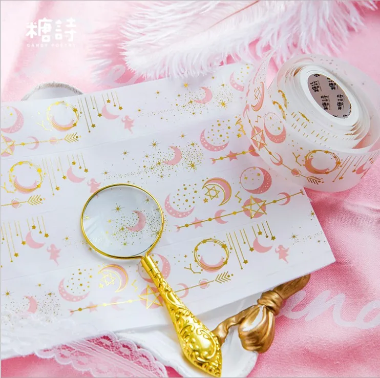 

10 pcs Washi Masking Tapes Cute Girls Flower Aircraft Decorative Adhesive Scrapbooking DIY Paper Japanese Stickers