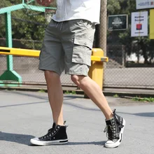 Тактический Homme шорты Повседневное Multi-карман мужской мешковатые брюки плюс Размеры XL 2XL 3XL мужские шорты Карго Летняя мода Военный