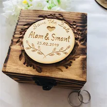 Традиции, коробка для колец на свадьбу, на День святого Валентина, деревянная коробочка для кольца дерева кольцо на головщину коробка разных стилей деревенская подушка коробки