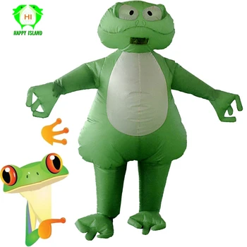 

Animal Inflatable Frog Costume Funny Halloween Cosplay Costume Christmas Party Festival Stage Performance Clothing