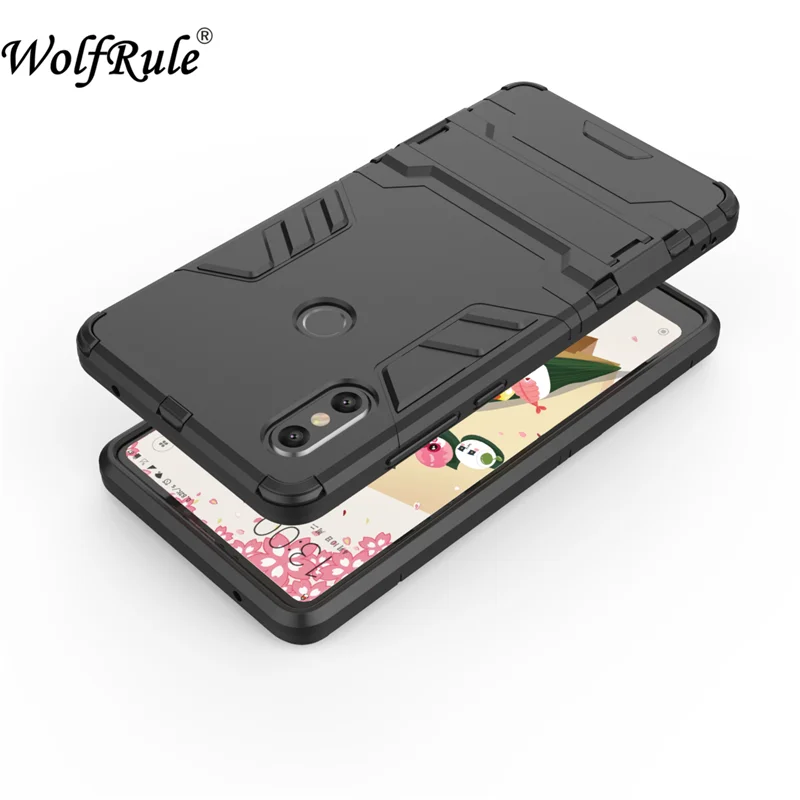 Чехол wolfrole для Xiaomi Mi Mix 2S мягкий силиконовый + жесткий пластиковый чехол с