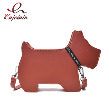 

Cute Fashion Puppy Design Casual Pu Leather Ladies Shoulder Bag Tote Crossbody Mini Messenger Bag Girl's Handbag Flap Clutch Bag