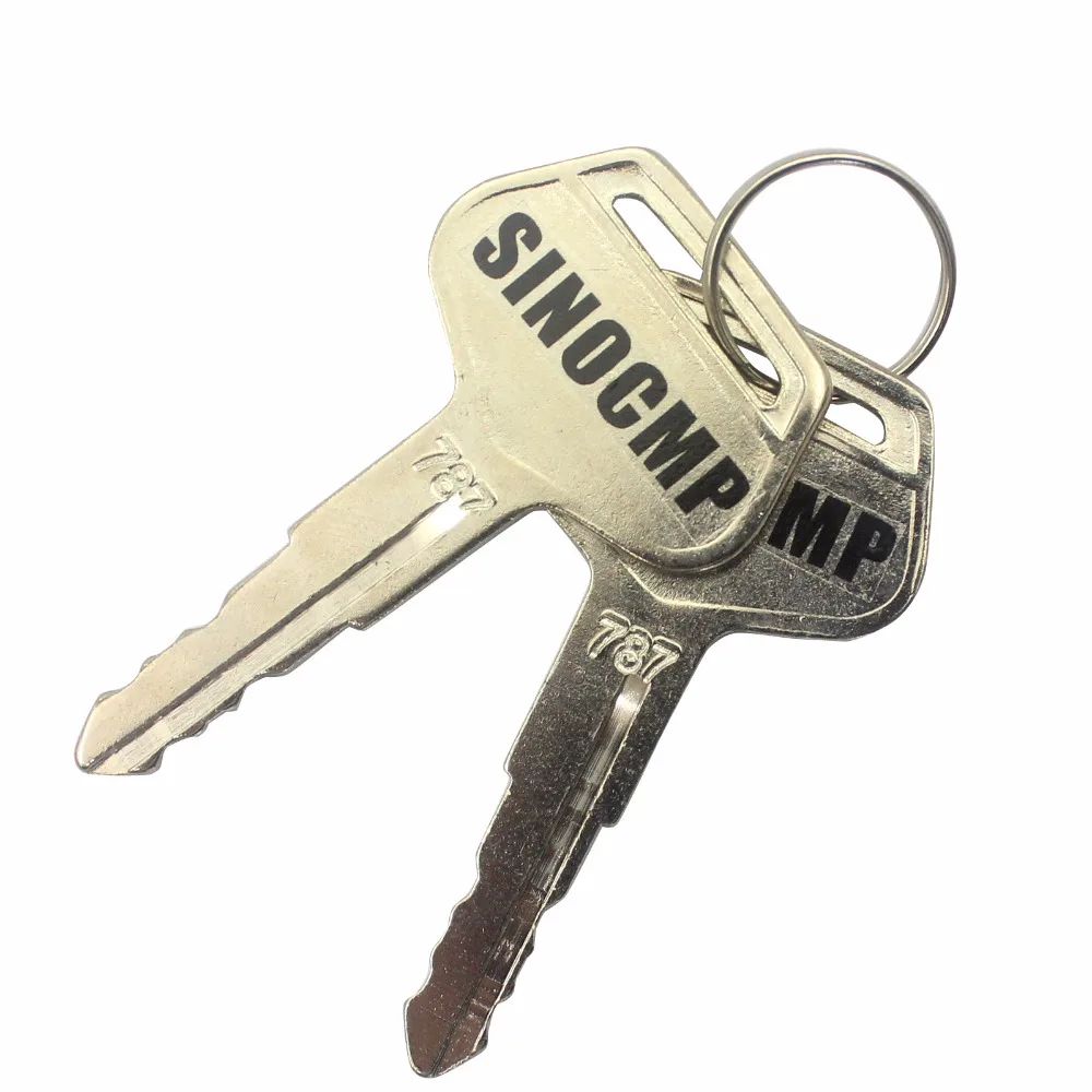 

2 Pcs/lot 787 Truck Parts Ignition Key for Komatsu Excavator