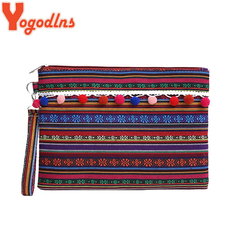

Yogodlns Fashion Geometric Casual Envelope Clutch Purse for Women Tote Small Vintage Handbag Canvas Messenger Bags Lady Gifts