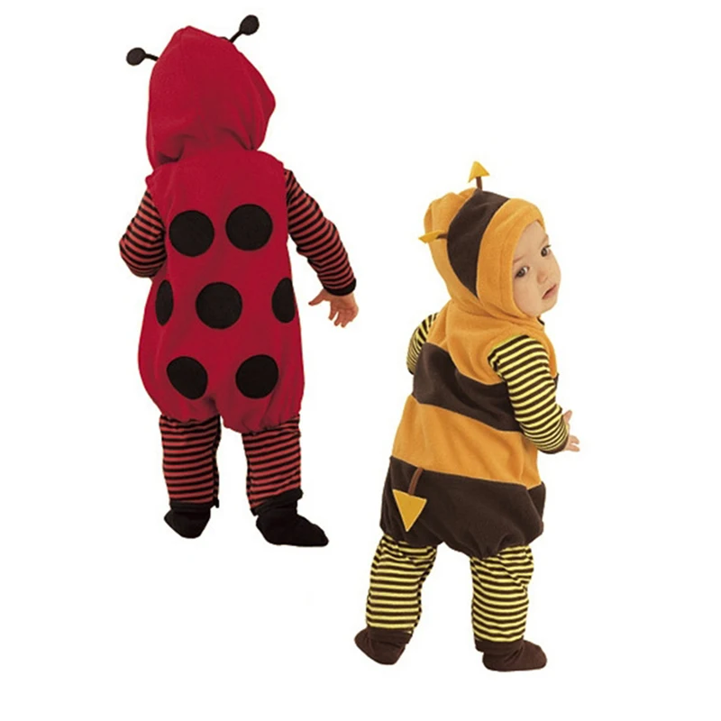 

2018 spring & Autumn baby rompers Infant Lovely Animal Bees Baby Clothes / baby romper Ladybug beetles style baby clothing