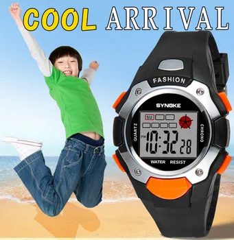 

Montre Enfant Fille Relogio Infantil SYNOKE Multi-Function 30M Waterproof Watch LED Digital Double Action Watch