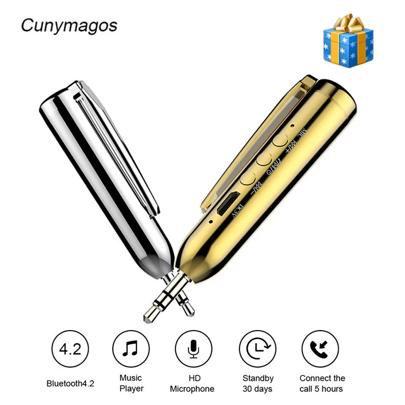 

Wireless Aux Bluetooth Audio Receiver Adapter Bluetooth 4.2 Handsfree Car Kit 3.5mm jack Aux Bluetooth Hands-free Music Receiver