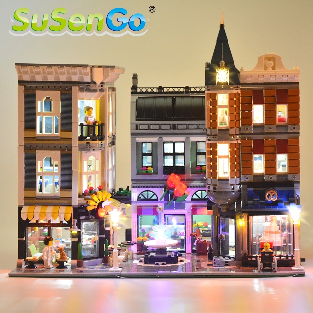 

SuSenGo The Assembly Square Light Set Led Light Kit Compatible With 10255 And 15019 (NOT Include The Model)