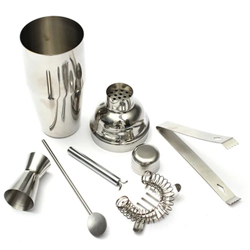 5 в 1 коктейльный шейкер из нержавеющей стали 750 мл|bar set|bars set toolsset bartender |