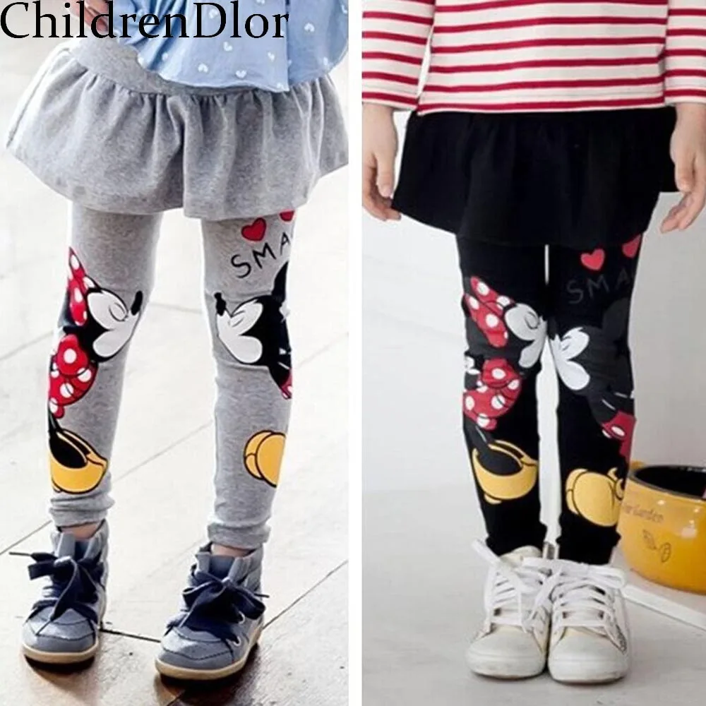 

Baby Girls Leggings Winter 2015 New Velvet Children Leggings Girls Pants Warm Character Kids Pantskirt Baby Girls Dress Leggings