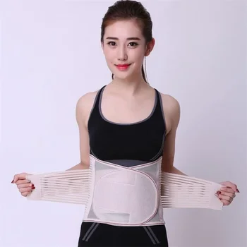 

2019 New Breathable Slimming Belt Abdominal Lumbar Support Brace Waist Pain Relive Lumbar Waist Support