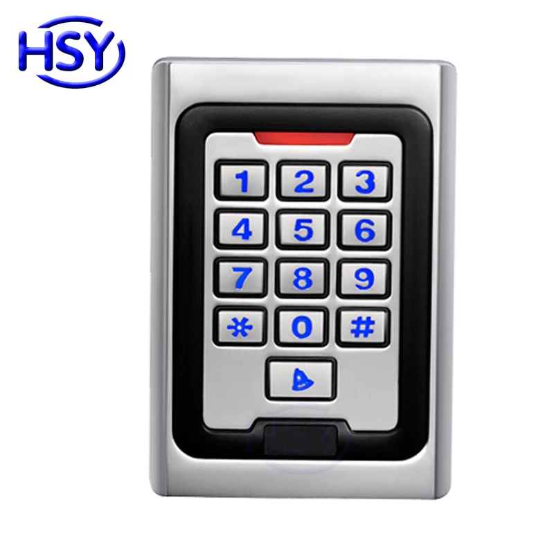 HSY RFID Близость 125 кГц EM пропуск замок Доступа Автономный контроллер клавиатуры металлический корпус одной двери контроль доступа