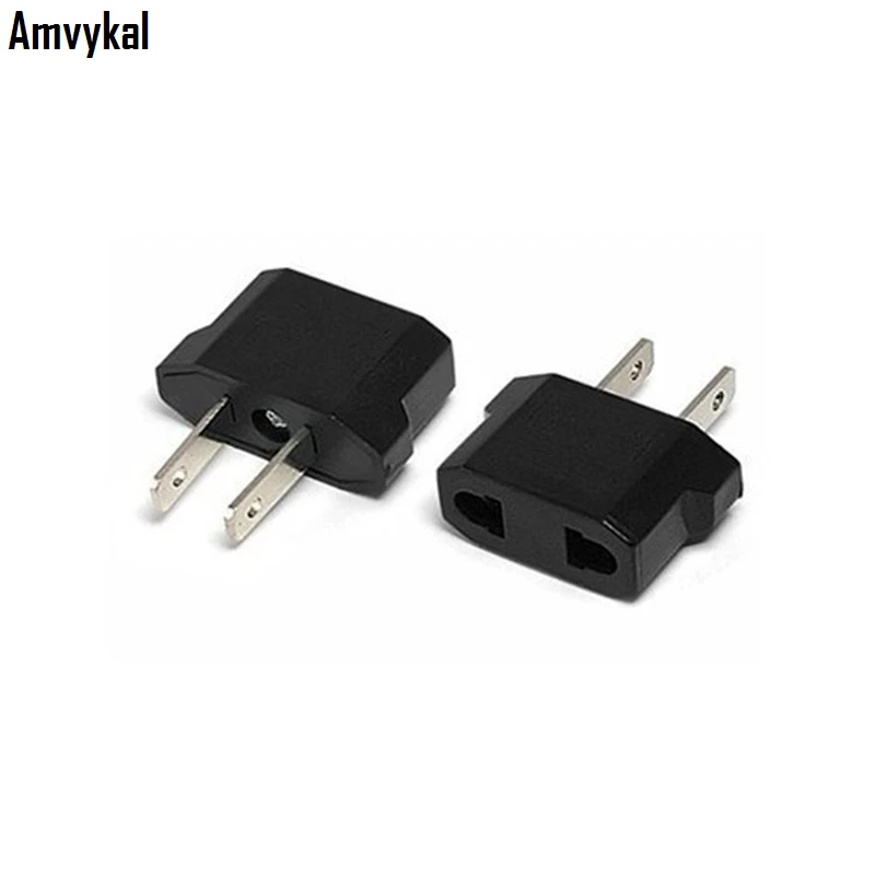 Universal 2 Pins EU To US Plug Adapter Converter USA  