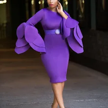 Горячая Зима Европейская Новая мода, многослойное платье с рукавом-трубой, сексуальное платье для ягодиц