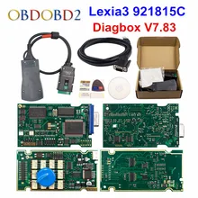 V9.68 lexia 3 completo chip lexia3 diagbox v7.83 pp2000 v48/v25 Lexia-3 firmware 921815c para peugeot/citroen ferramenta de diagnóstico automático