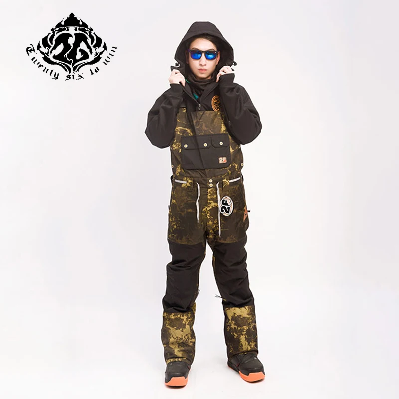 

Twenty Six To Win Ski Pants With Braces Men Autumn Winter Outdoor Sport Drawstring Skiing Snowboarding Pants