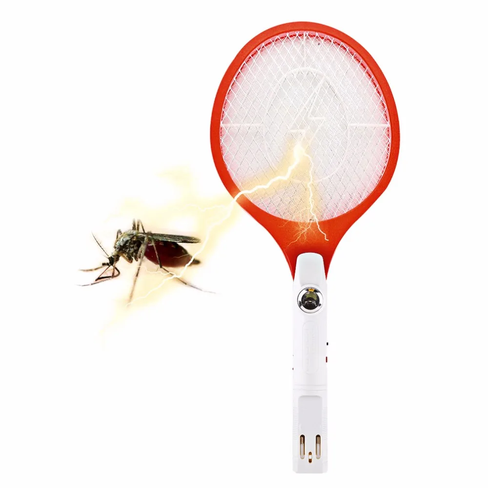 2018 Rechargeable Electric Insect Bug Bat Wasp Mosquito Zapper