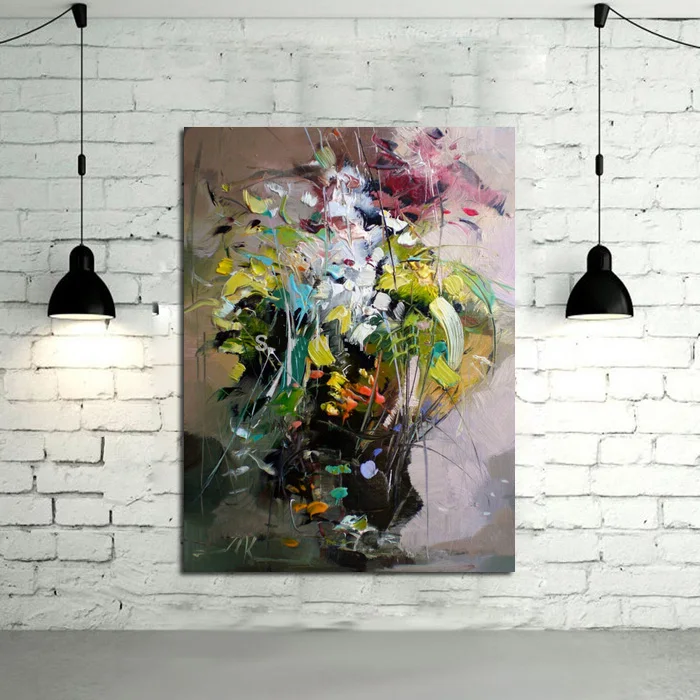 

Abstract Wall Art Handpainted Oil Painting Beautiful Abstract Oil Paintings on Canvas Modern Art flower Pictures Home Decoration