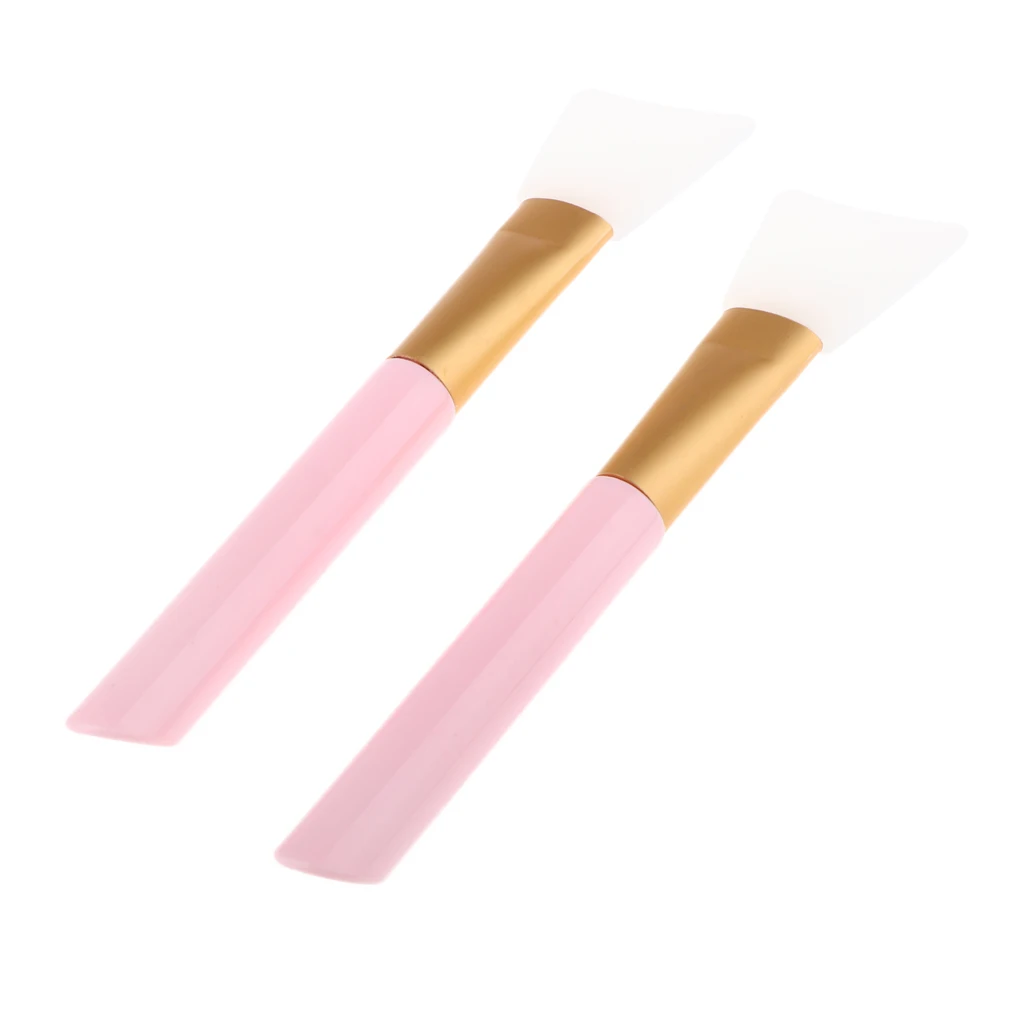2Pcs Silicone Face Mask Brush Mud,Clay Mask, DIY, Modeling Mask, Hairless Body Lotion, Butter Applicator Tools