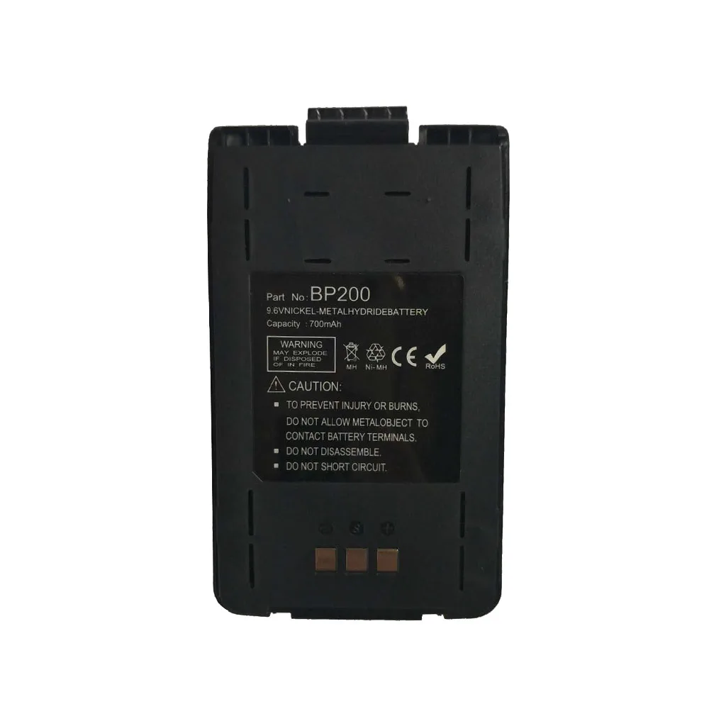 XQF 9,6 V никель-металл HYDRIDE 700 mAh аккумулятор для icom-радио BP-200 BP-200L+ Зажим для ремня