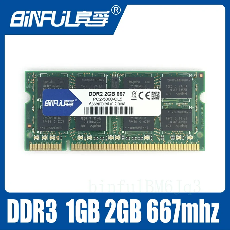  PC2-5300S DDR2-667 667Mhz 2gb 200pin DDR2 Laptop Memory 2G pc2- 5300 667 Notebook Module SODIMM RAM Free Shipping 