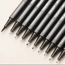 Черная ручка Pigma micron крючок лайнер эскиз маркеры для рисования водонепроницаемые выцветающие товары для рукоделия манга комический почерк Кисть ручка