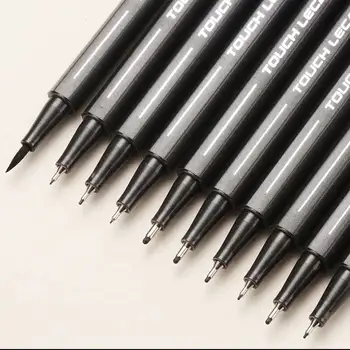 

Black Pigma micron pen Hook Liner sketch markers Drawing Waterproof Fade Proof Art Supplies Manga Comic Handwriting Brush Pen