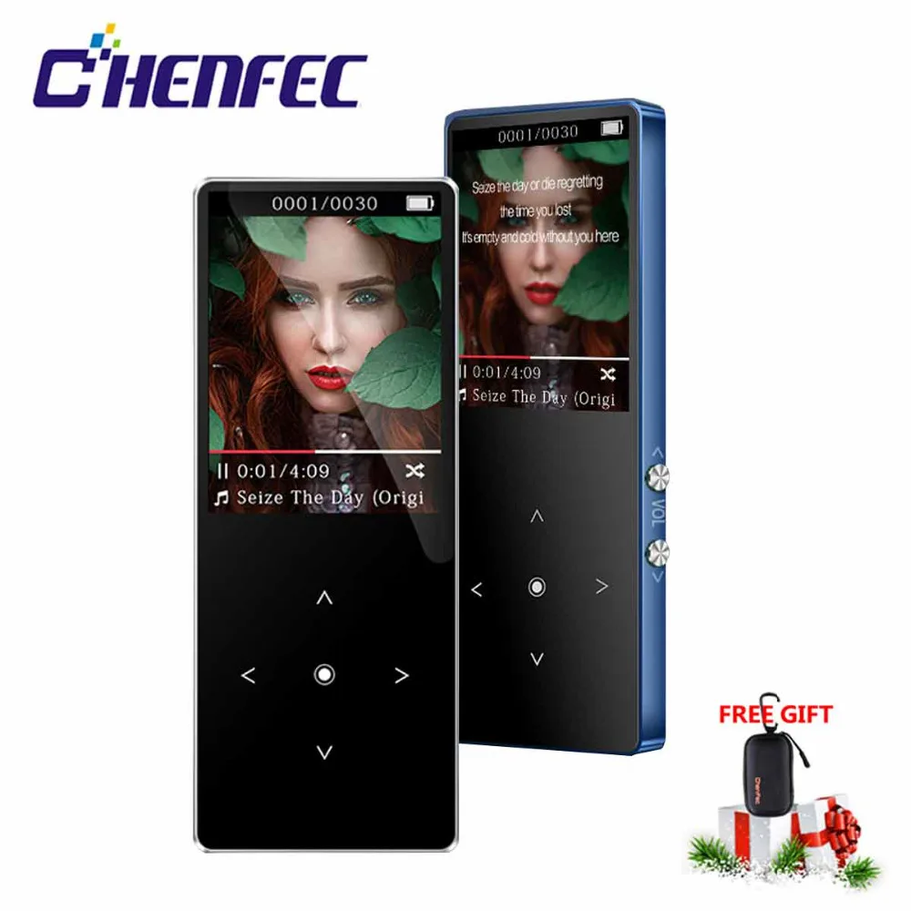 Mp3 плеер 2020 с сенсорной кнопкой Bluetooth 16 ГБ Hi Fi музыкальный тонкий портативный