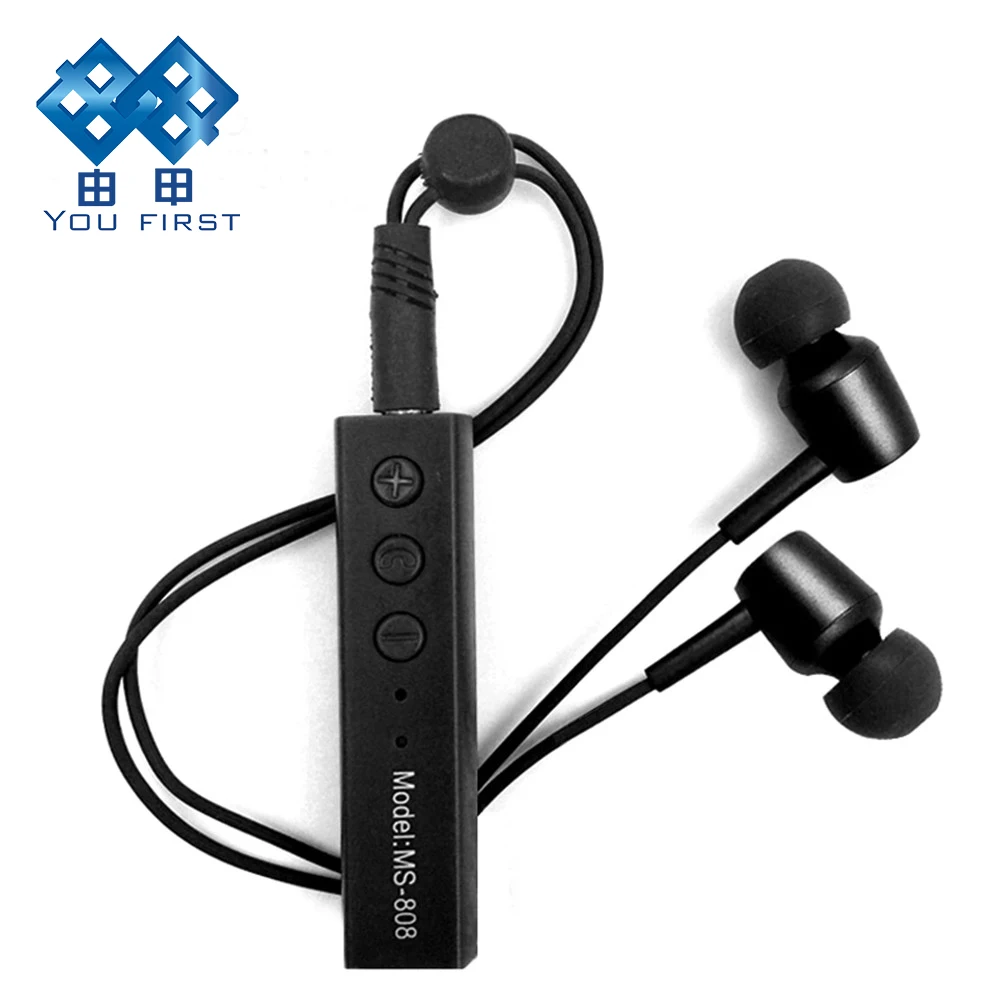 Bluetooth Earphone Sport Wireless Earphones With Microphone Headset Handfree In ear 3.5mm For Mobile Phone | Электроника