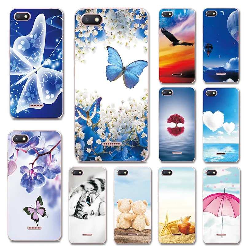 

For Redmi Note 5 6 5A Pro Case Cover Loving Heart For Redmi 5 Plus 5A 6 Pro 6A Soft Silicon Butterfly Fundas For Xiaomi Mi 6X 5X