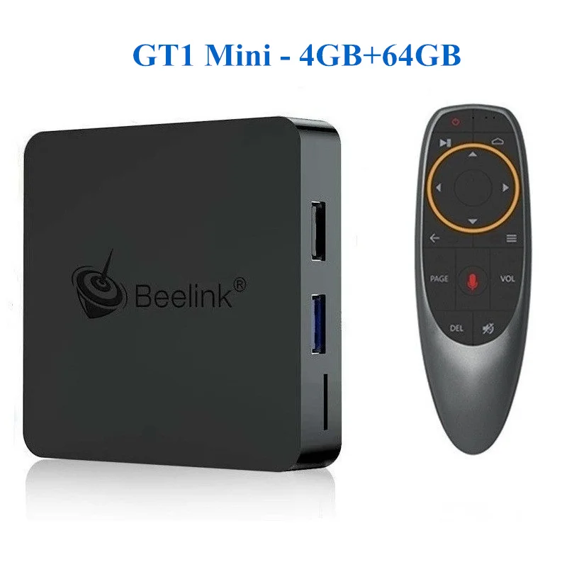 Мини смарт-ТВ-приставка Beelink GT1 Android 8,1 Amlogic S905X2 голосовой Пульт 2 ГБ/4 ГБ ОЗУ 32 ГБ/64 Гб ПЗУ смарт-приставка медиаплеер - Цвет: GT1 MINI 4GB 64GB