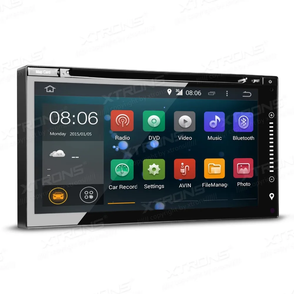 6952DinCarDVDGPSPlayerAndroid444KitKatQuadCoreTouch